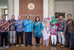 Formal meeting between UGM representatives and East Manggarai Regency Government officials.