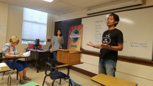 Portrait of Ahmad Rif’an Khoirul Lisan, who overcame financial hardship to study at UGM and abroad.