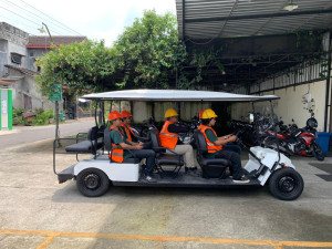 eKarsa electric vehicle developed by UGM for hospital transportation