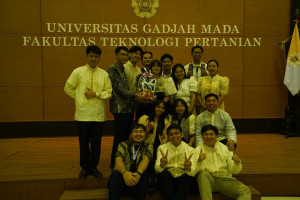 Group photo of international participants at UGM agricultural technology program