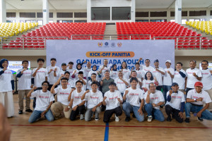Organizing committee of Gadjah Mada Youth Championship at kick-off event