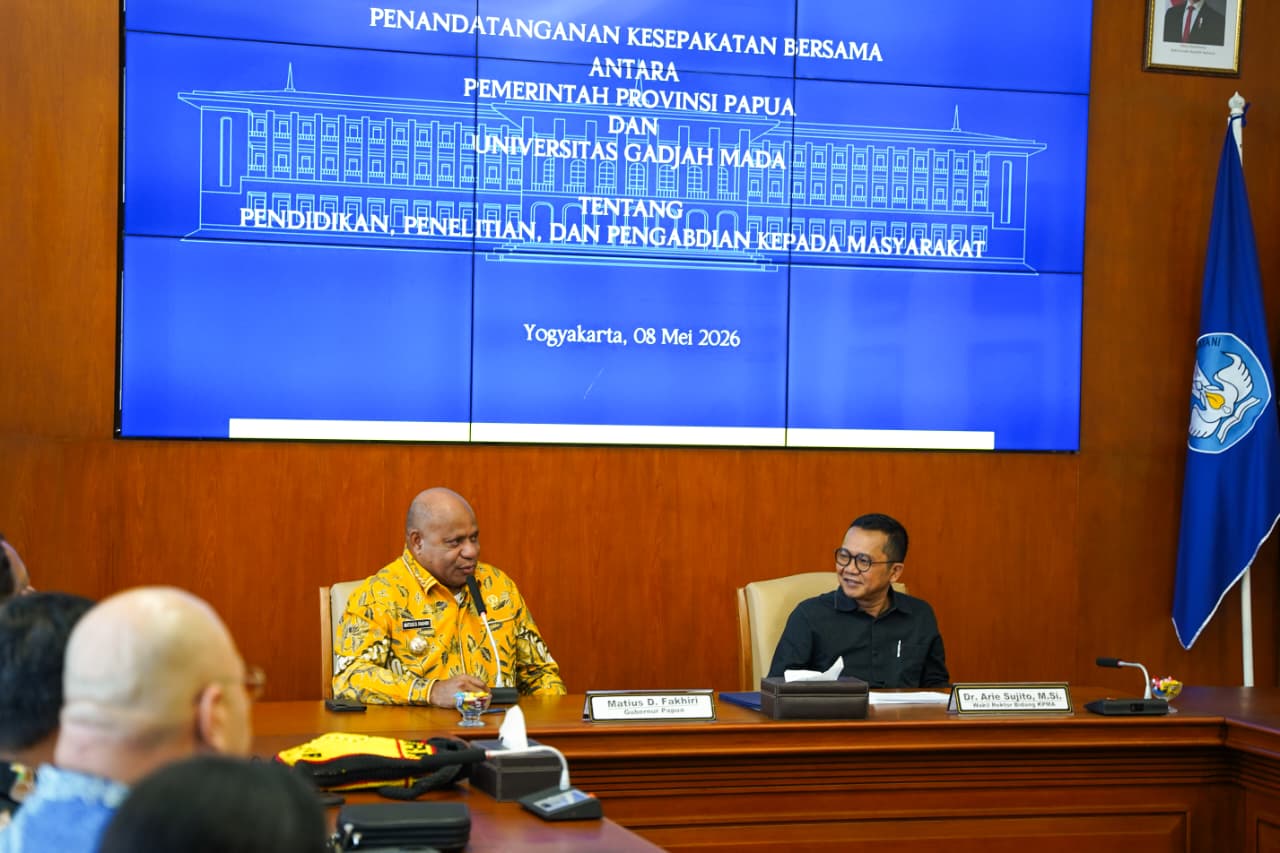 UGM dan Pemprov Papua Kerja Sama Penguatan SDM dan Pelayanan Kesehatan 