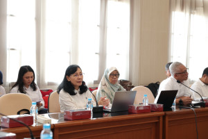 Delegates from Universitas Sriwijaya visit UGM for a benchmarking study on digital campus governance.
