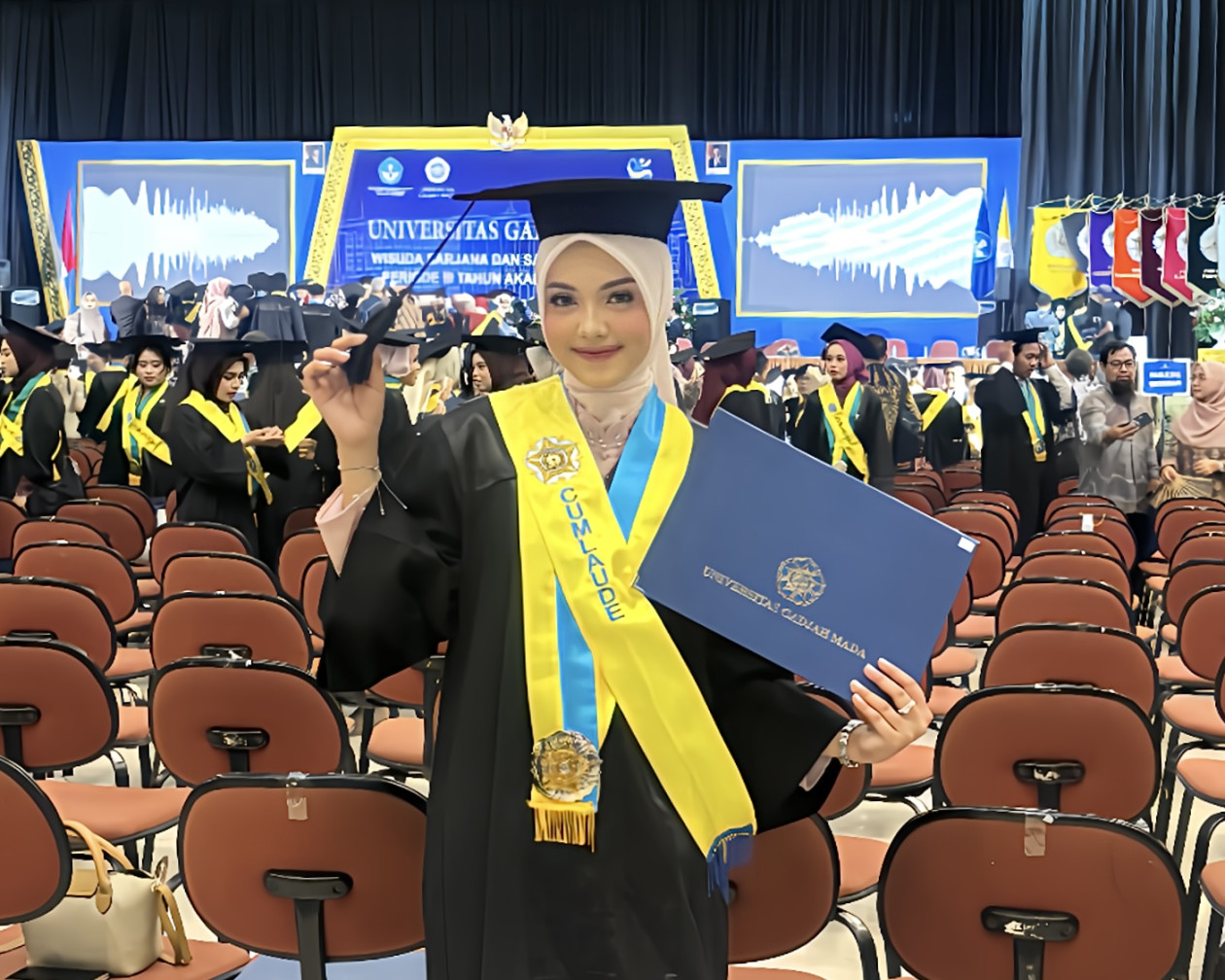 Aktif Organisasi dan Kompetisi, Maureen Lulus S1 Terapan dengan Masa Studi Tercepat di UGM