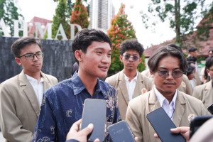 Tiyo Ardianto announced the establishment of the SEMA UGM as the successor to BEM UGM.