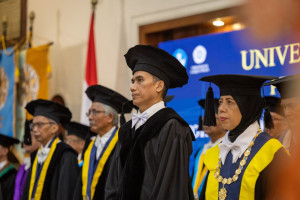 Inaugural professorial ceremony of Mohammad Affan Fajar Falah at Universitas Gadjah Mada.