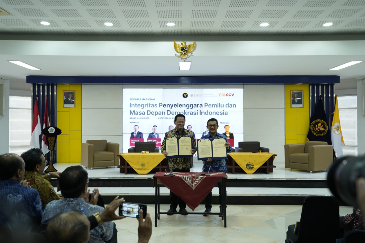 UGM dan DKPP Kerja Sama Penguatan Demokrasi dan Integritas PemiluÂ