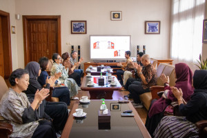 Meeting between UGM and gymnastics organizers for the international festival.