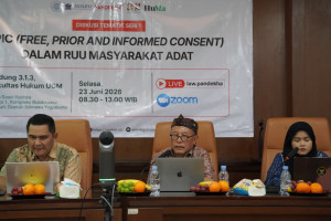 Professor Bambang Hudayana presents an anthropological perspective on FPIC and Indigenous governance systems.