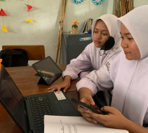 Syahla’s activity at high school