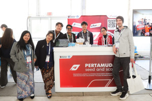 Bellatrix Gracia Antameng attends the Startup Grind Global Conference 2026 in Redwood City, California.